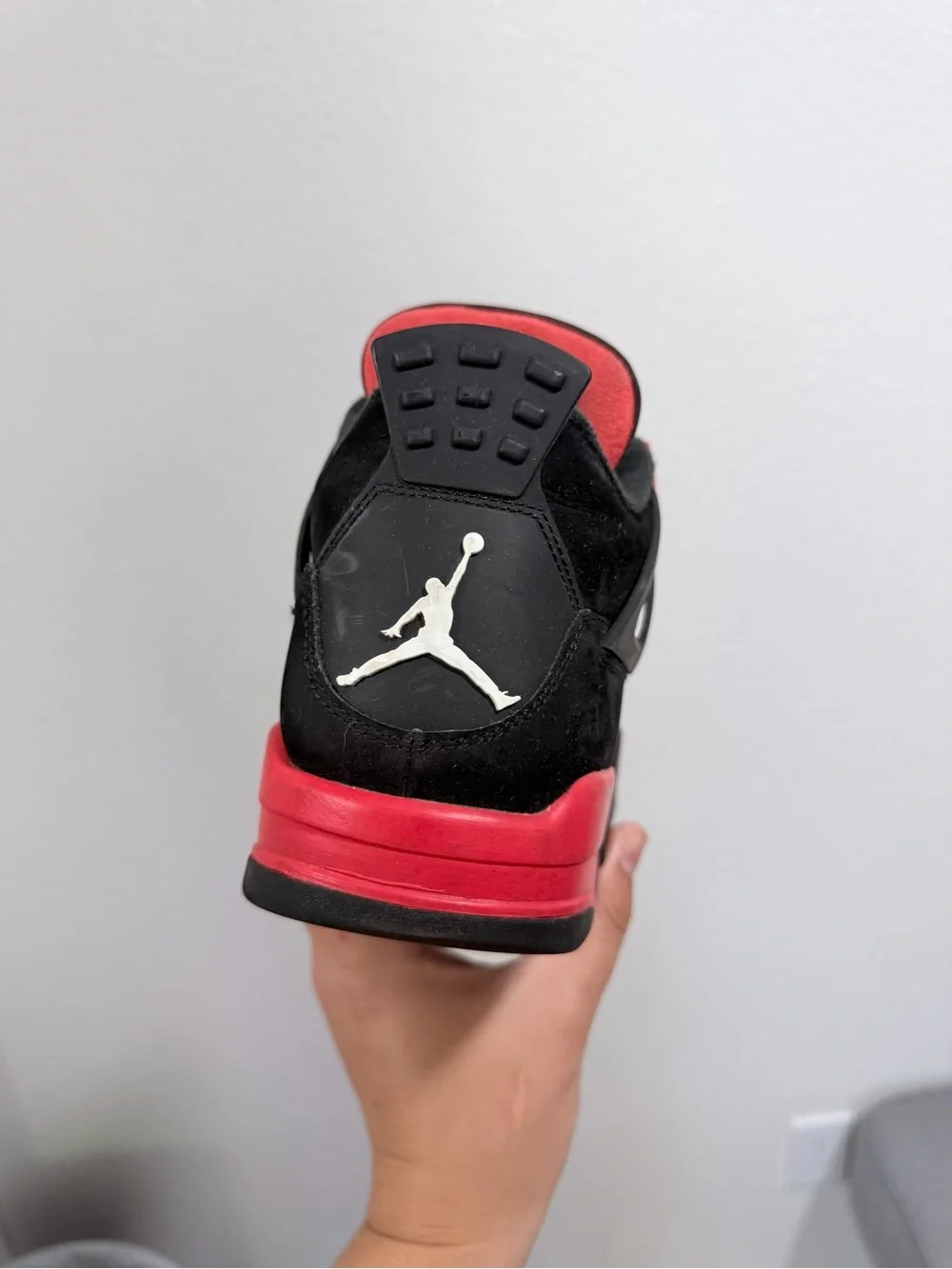 Jordan retro 4 black and red